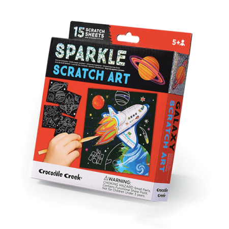 Space Explorer Scratch Art