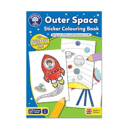 Outer Space Colouring Book