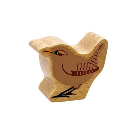 Wooden Brown Wren Toy