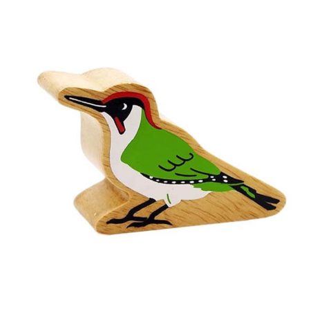 Wooden Green Woodpecker Toy