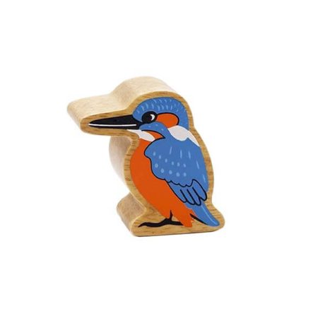 Wooden Blue Kingfisher Toy