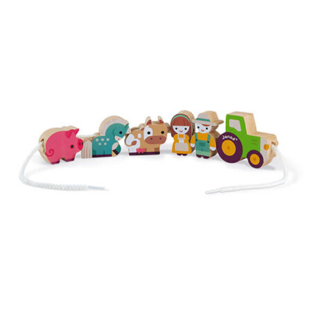 Stringable Farm Themed Wooden Beads