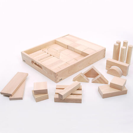 Wooden Jumbo Block Set - Pk54