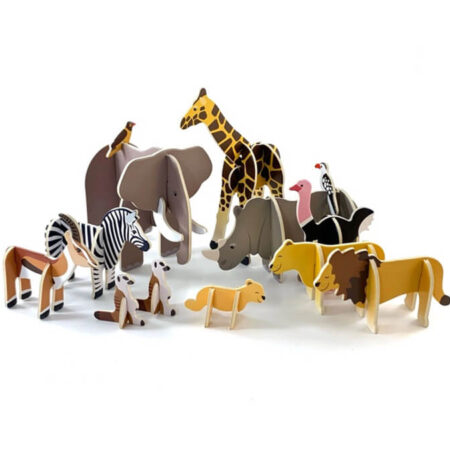 Savanna Animals Eco Friendly Playset