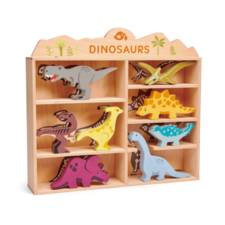 8 Dinosaurs Shelf Set
