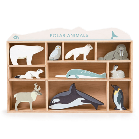Polar Animals Shelf Set