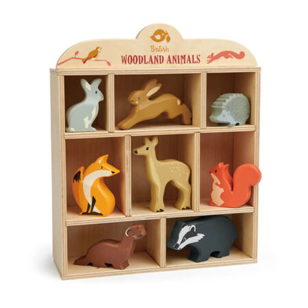 8 Woodland Animals Shelf Set