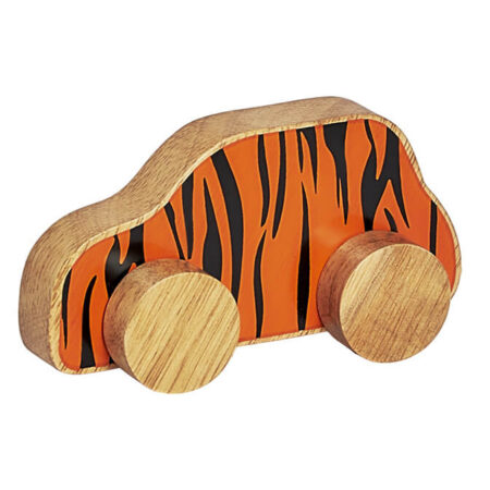 Tiger Print Car Push Along