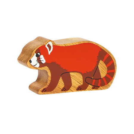 Wooden Red Panda Toy