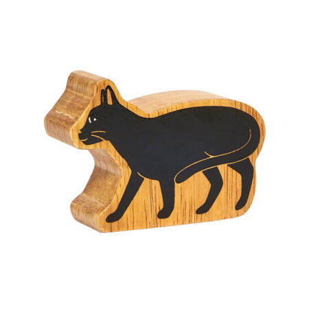 Wooden Black Cat Toy